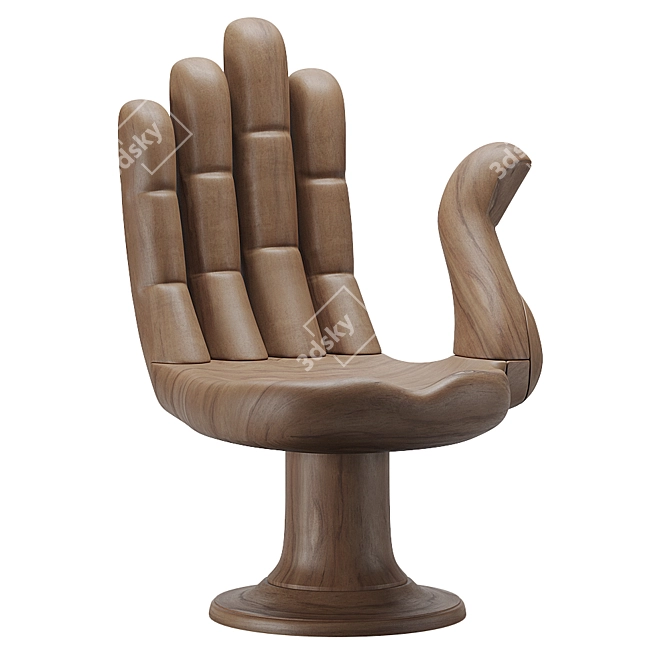 Pedro Friedeberg Hand Chair: Unique and Stylish Seating Solution 3D model image 7