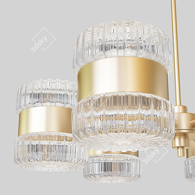 Gatsby-Inspired Renato Chandelier 3D model image 2