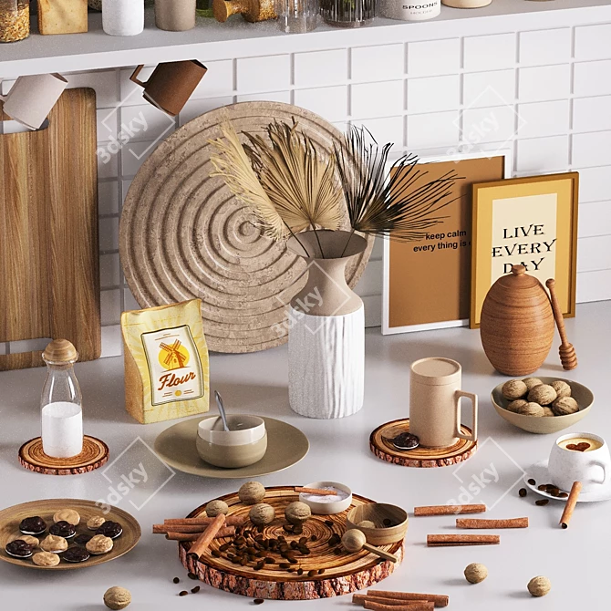 Turbo Kitchen Essentials for Effortless Cooking 3D model image 2
