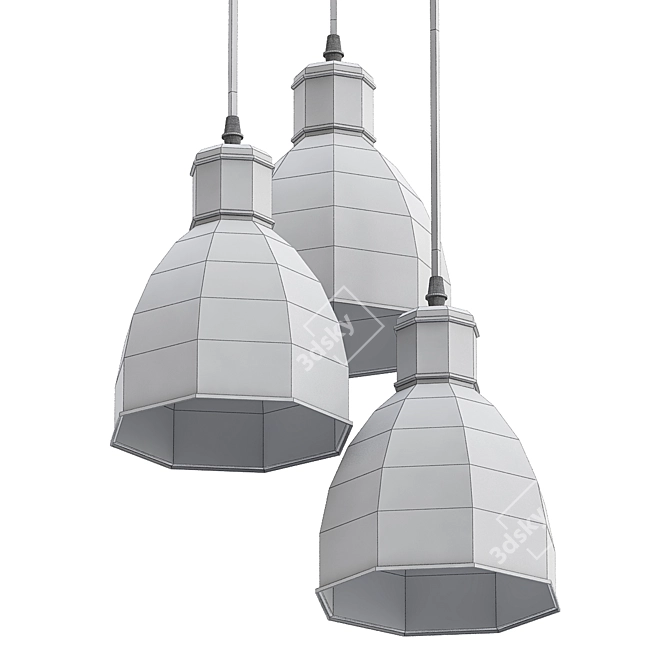 Elegant Illumination: Eglo Priddy 3D model image 2