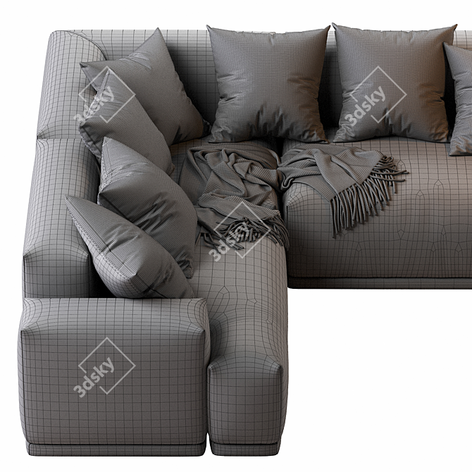 Modular Connect Sofa | Contemporary Design 3D model image 6