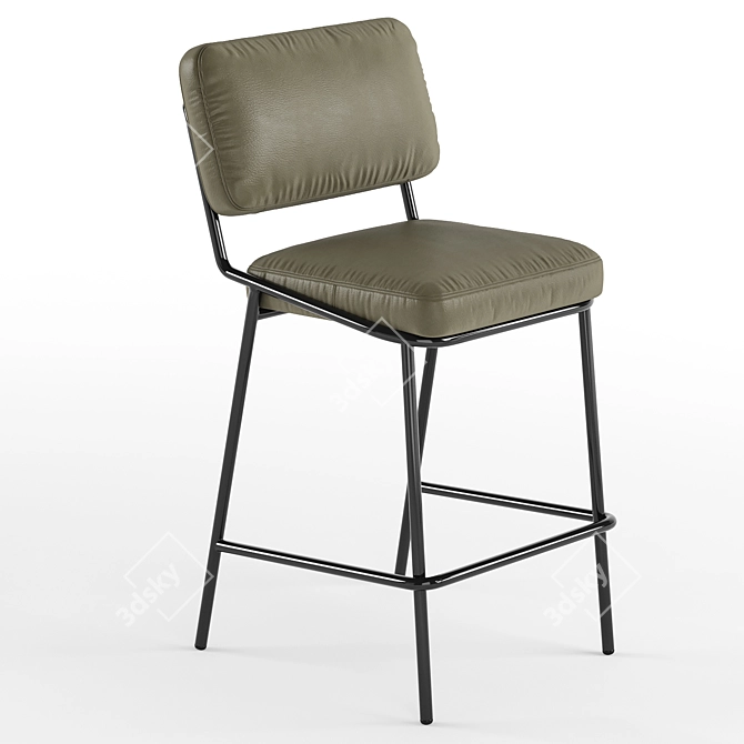 Sleek Sixty Barchair: CB2139 3D model image 4