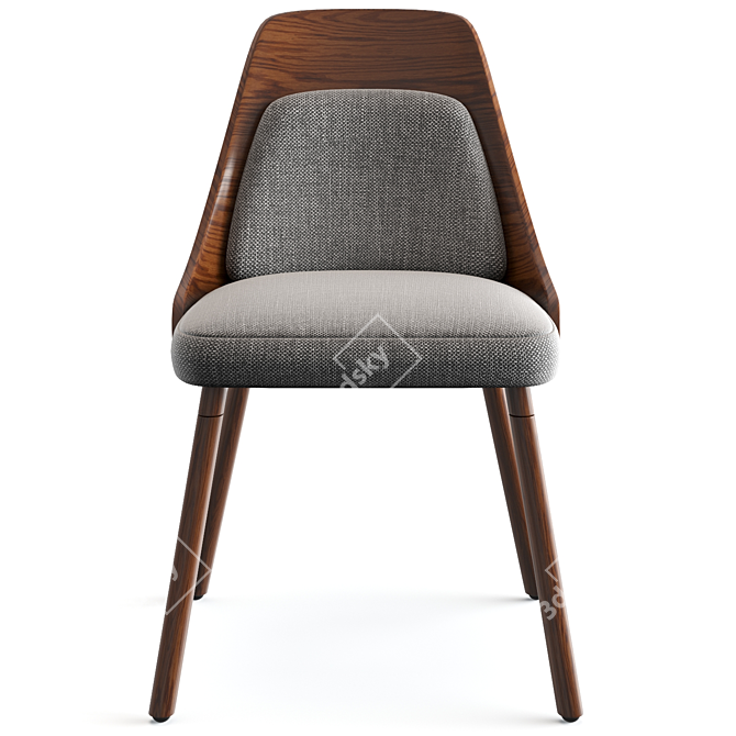 Modern Anabelle Chair: Sleek and Stylish 3D model image 1