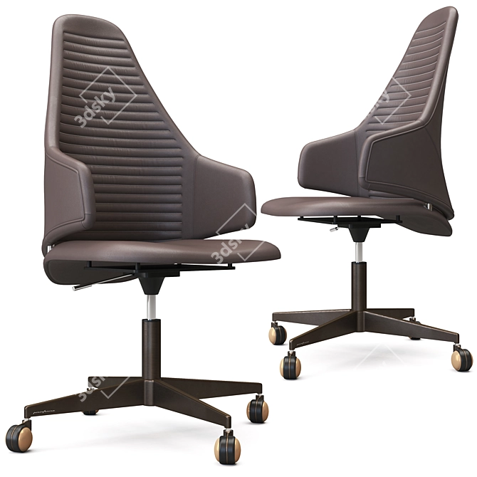 Ergonomic VELA Office Chair 3D model image 1