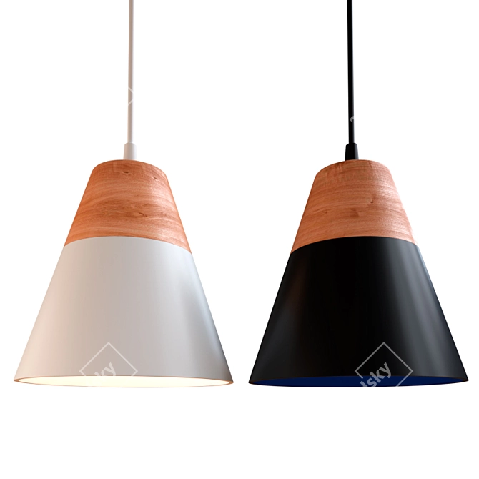LIGNA Pendant Light: Sleek and Stylish 3D model image 3