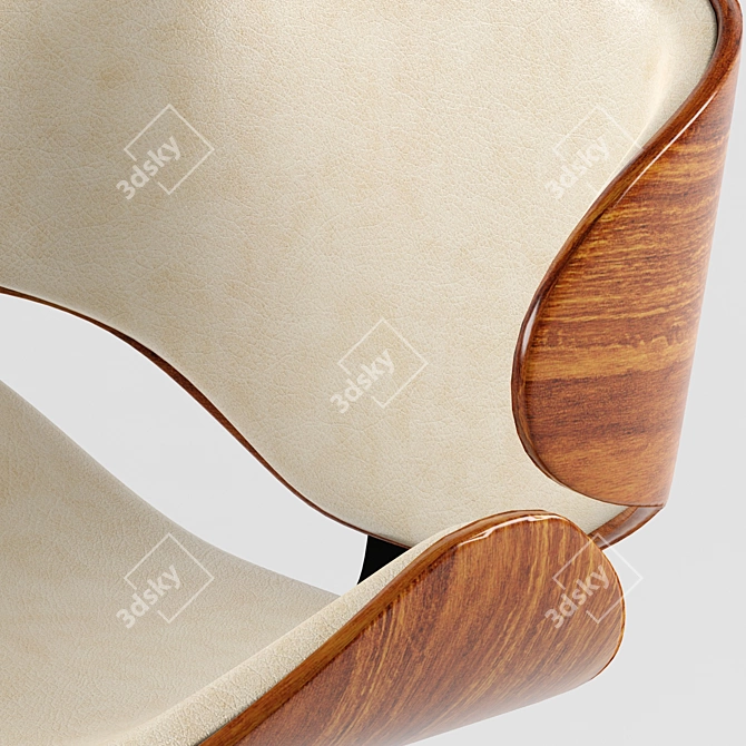 Modern Comfort: LMZ-4905 Bar Stool 3D model image 6