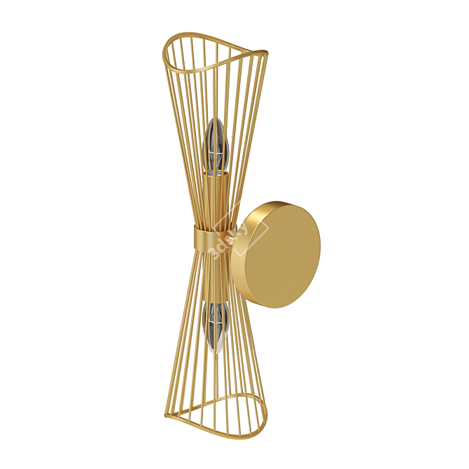 Modern Metal Wall Lamp - Lampatron DARASE 3D model image 3