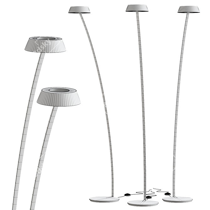 Elegance in Light: Glance Floor Luminaire 3D model image 2