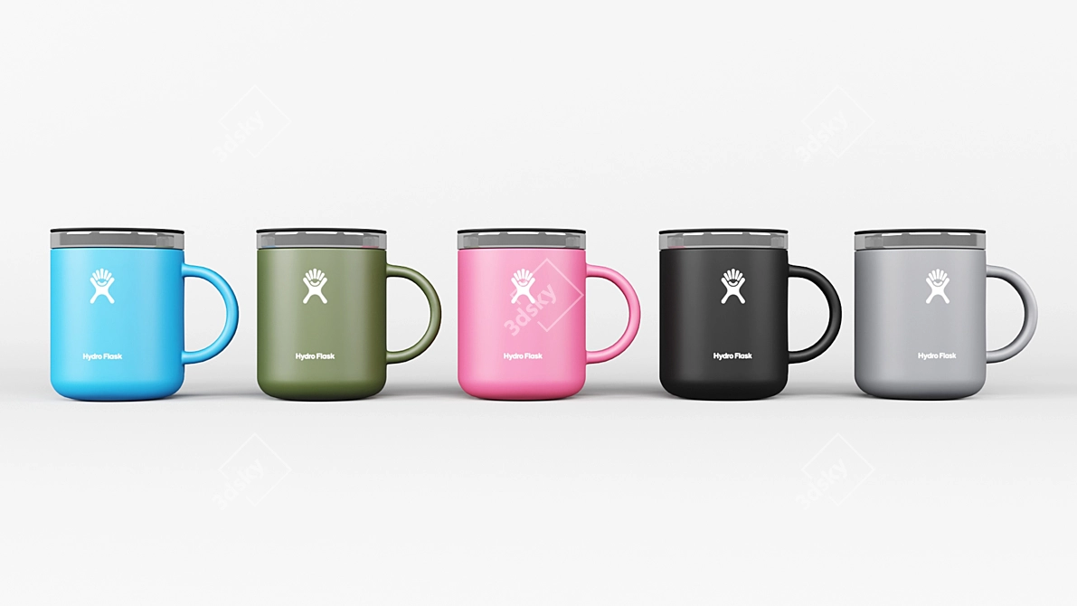 Hydro Flask 12oz: Hot or Cold, On-the-Go 3D model image 2