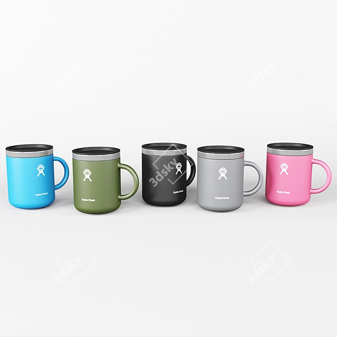Hydro Flask 12oz: Hot or Cold, On-the-Go 3D model image 11
