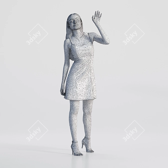 3D Model Kay 2047: V-Ray, Corona, OBJ 3D model image 3