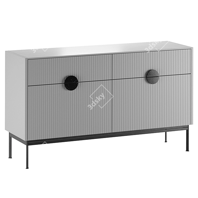 UNO BraginDesign Chest of Drawers 3D model image 2