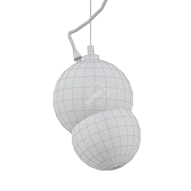 Buzzing Elegance: Bumblebee Pendant 3D model image 2