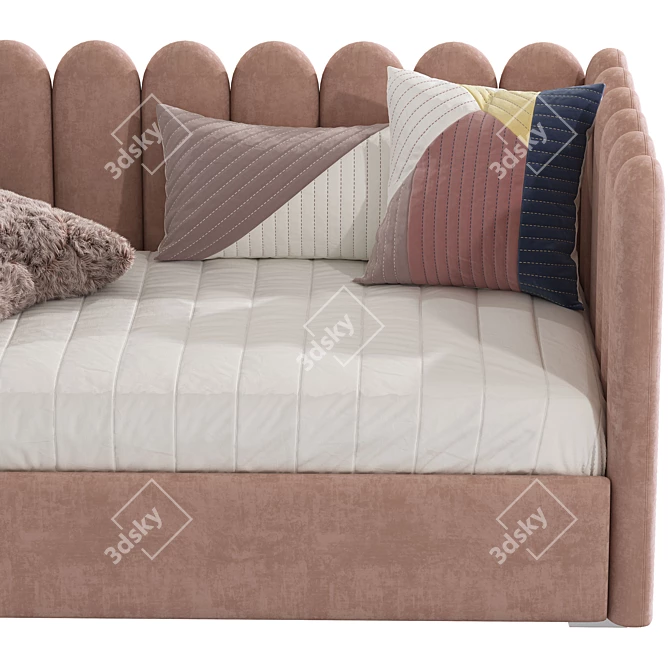 Contemporary Style Sofa Bed 10  Stylish and Functional 3D model image 4