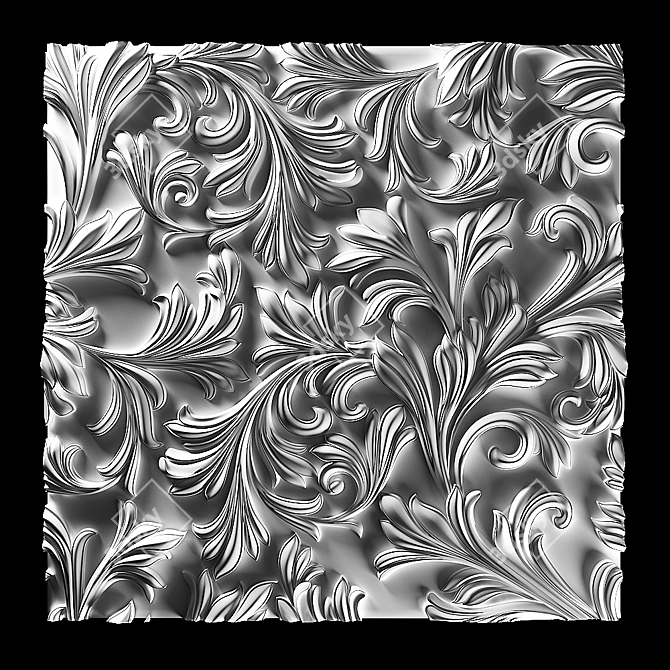 Modern 3D Panel Design 2021 3D model image 1