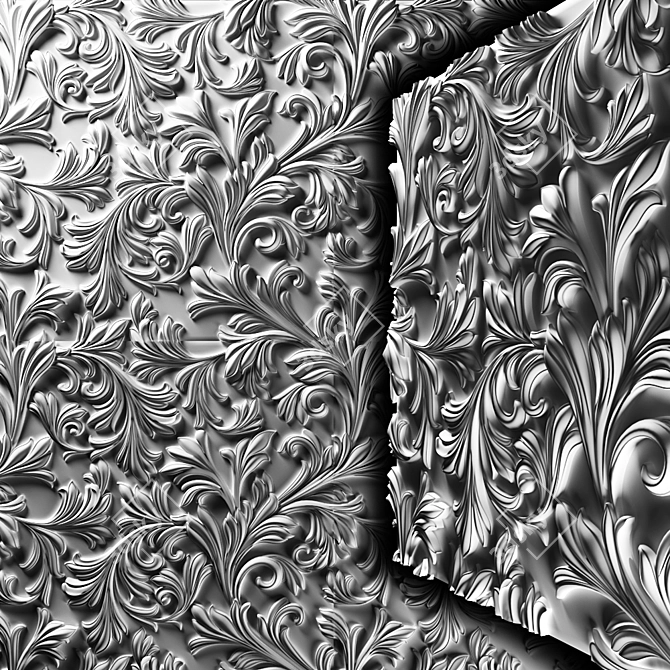 Modern 3D Panel Design 2021 3D model image 2