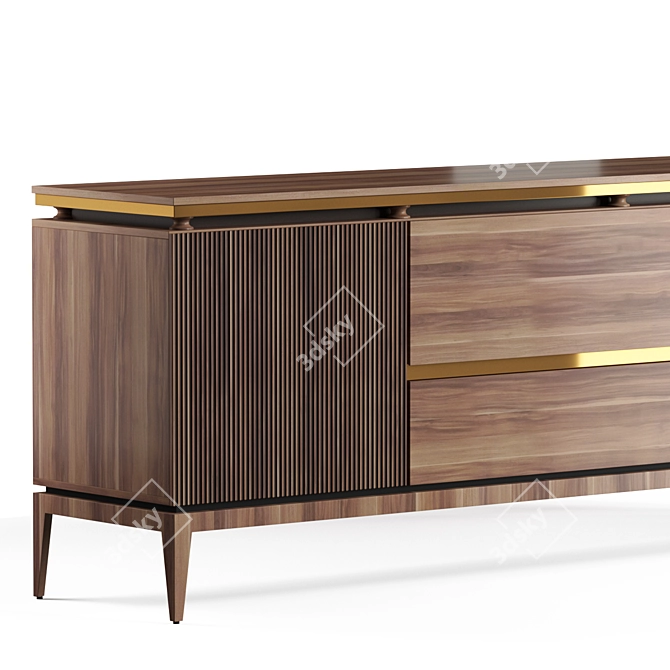 Elegant Mia Sideboard by Yolliving 3D model image 2