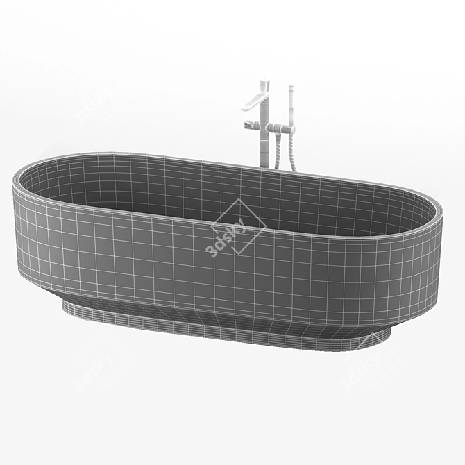 Luxury Bath Borghi with Exclusive Design 3D model image 11