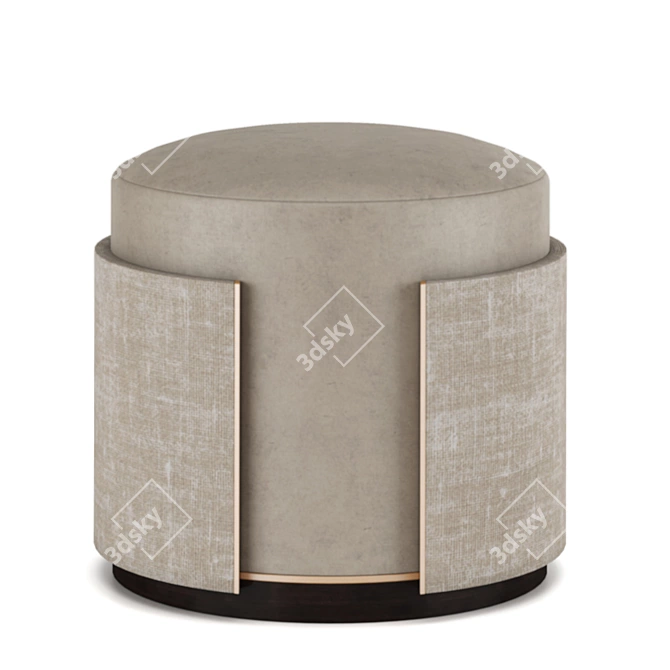 Burgos Stool: Elegant and Versatile 3D model image 1