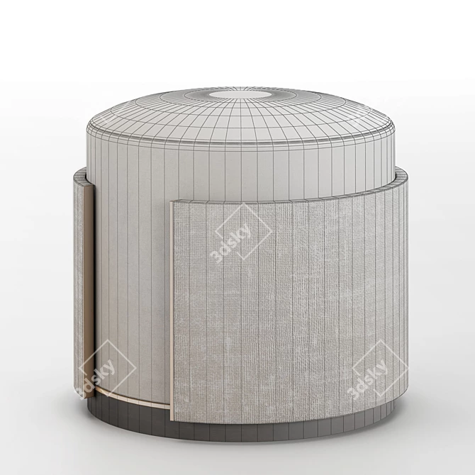 Burgos Stool: Elegant and Versatile 3D model image 3