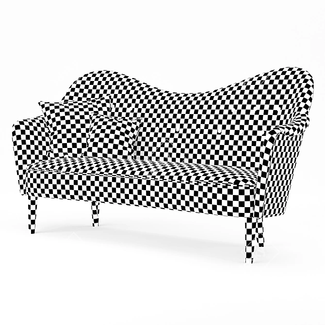 Sampsel Sofa: Timeless Elegance by Carl Malmsten 3D model image 5