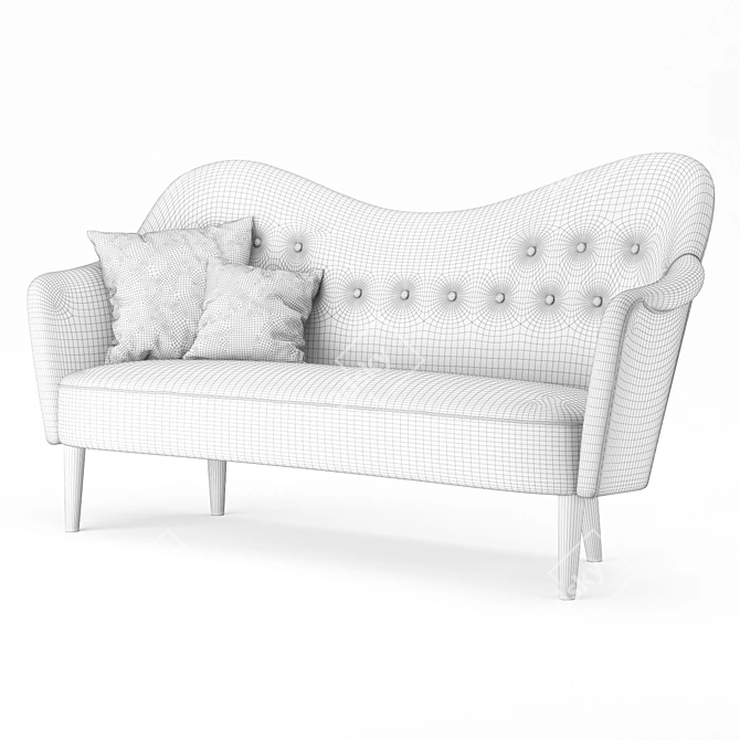 Sampsel Sofa: Timeless Elegance by Carl Malmsten 3D model image 6