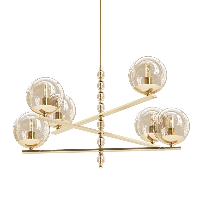 Elegant LED Design Lamp 3D model image 1