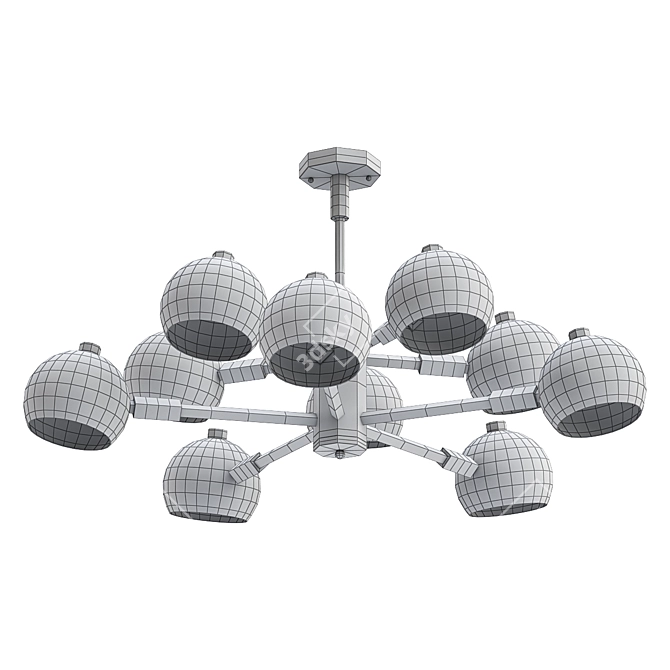 Sleek and Stylish LED Lamp 3D model image 2