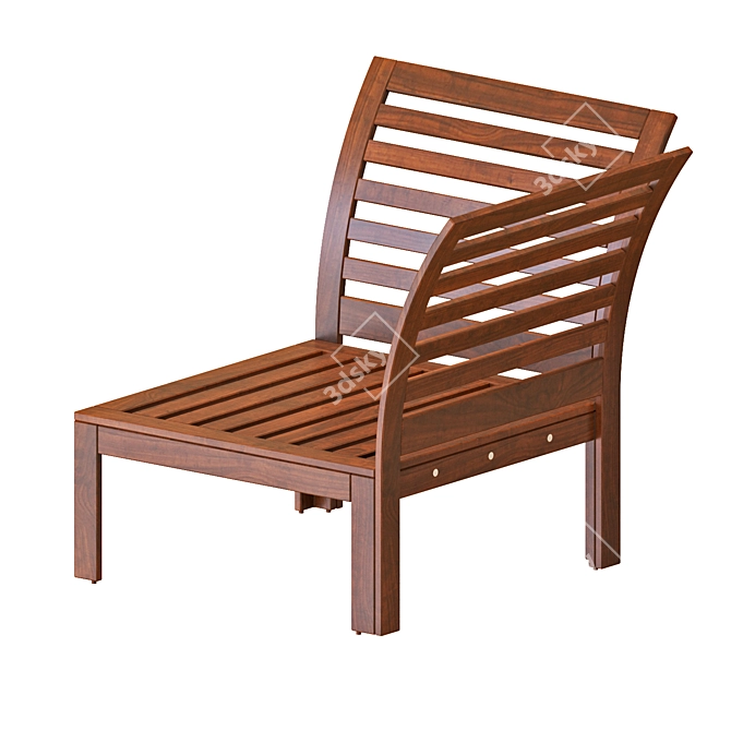Ikea Applaro Outdoor Table Set 3D model image 3