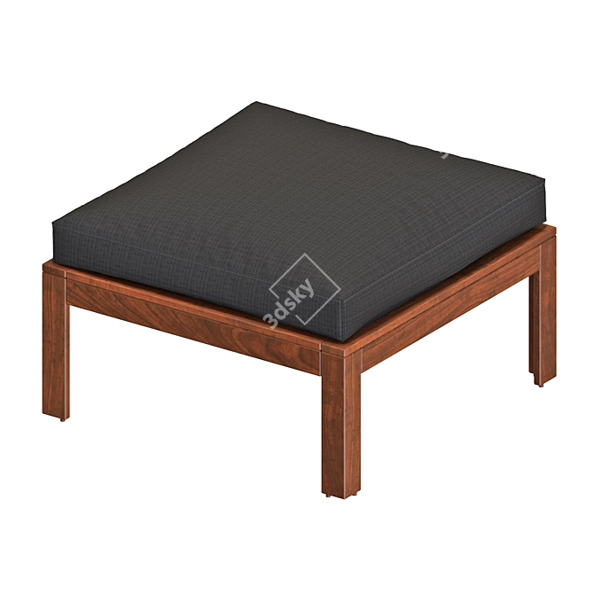 Ikea Applaro Outdoor Table Set 3D model image 4