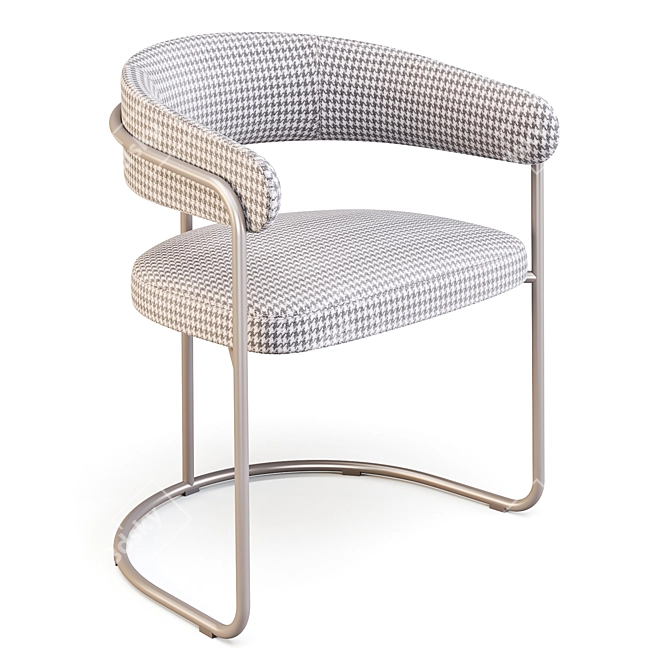 Opus Dining Chair by +Halle: Classic Design with a Modern Twist 3D model image 2