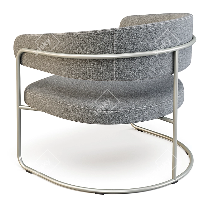 Opus Lounge Chair by +Halle: Classic Comfort and Contemporary Design 3D model image 3