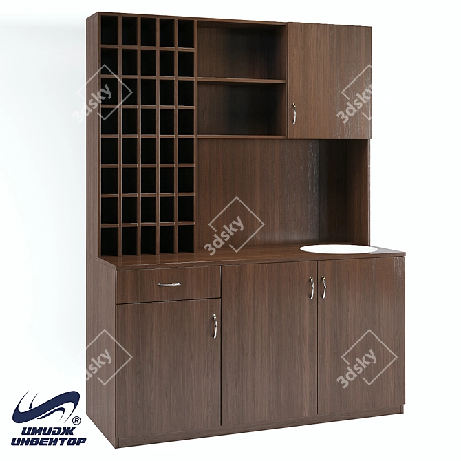 Product Title: OM Lab "No. 9" Hair Salon 3D model image 1