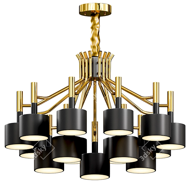 Modern LED Pendant Lights 3D model image 1