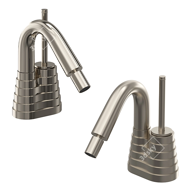 Stella Titian Single Lever Bidet Mixer 3D model image 2