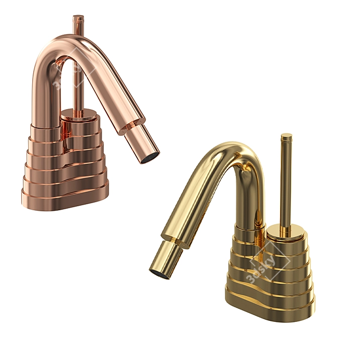 Stella Titian Single Lever Bidet Mixer 3D model image 3