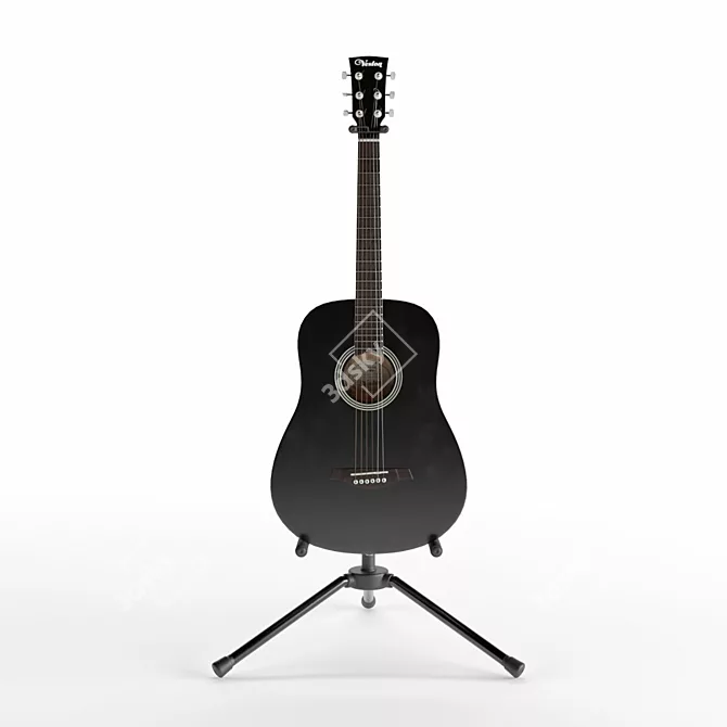 Veston F-38 Acoustic Guitar 3D model image 5