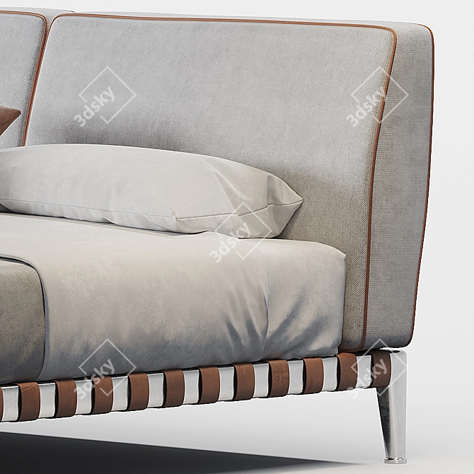 Elegant Flexform Gregory Bed 3D model image 3