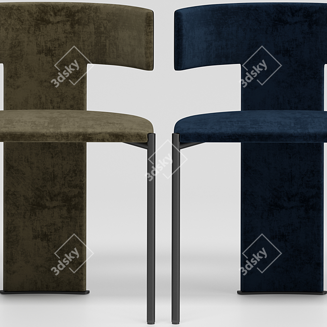Sophisticated Baxter Dining Set 3D model image 5