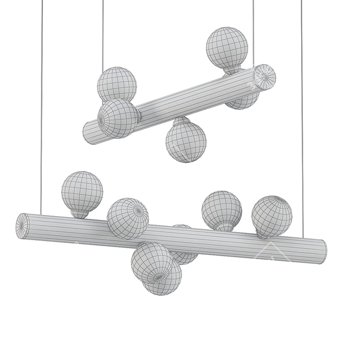 Illuminating Elegance: WILLOW Pendant Lamp 3D model image 2