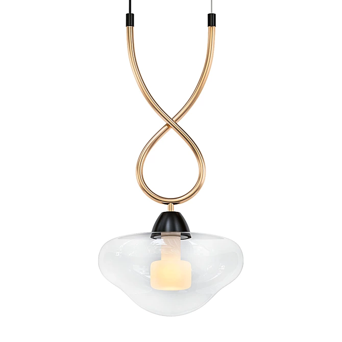 Yolanda Pendant Light: Elegant and Modern. 3D model image 1