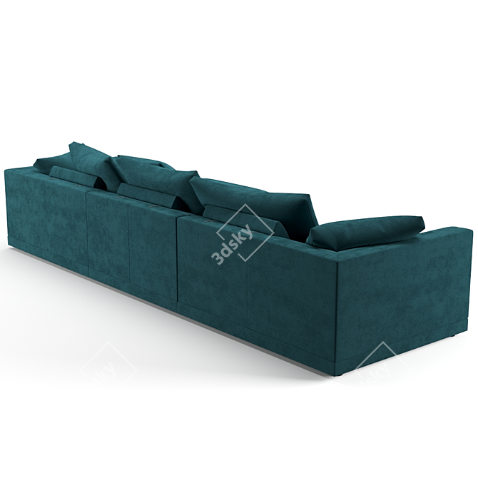Luxurious Fendi Casa Blaze Sectional 3D model image 5