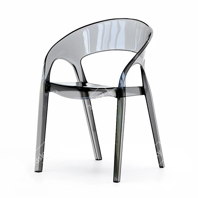 Sleek and Stackable: Pedrali GOSSIP 620 3D model image 4