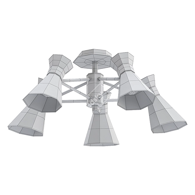 Lumion Laconica Ceiling Chandelier 3D model image 2