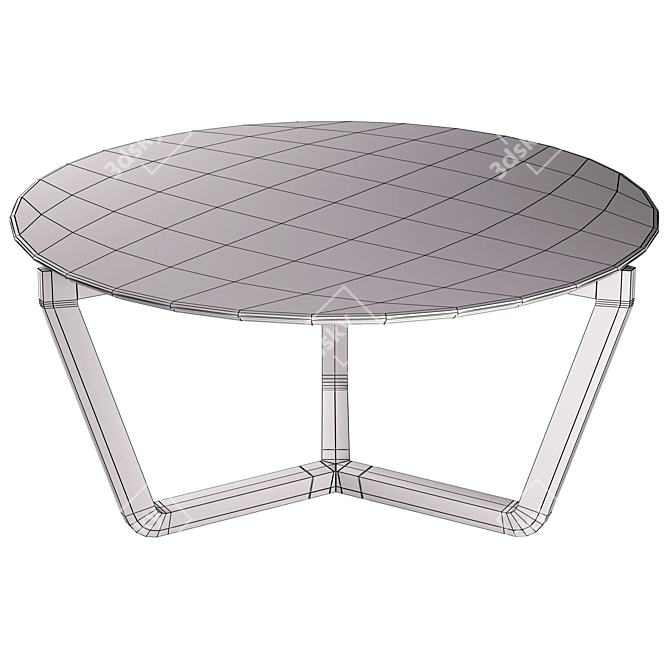 Branca: Sul Table 3D model image 4