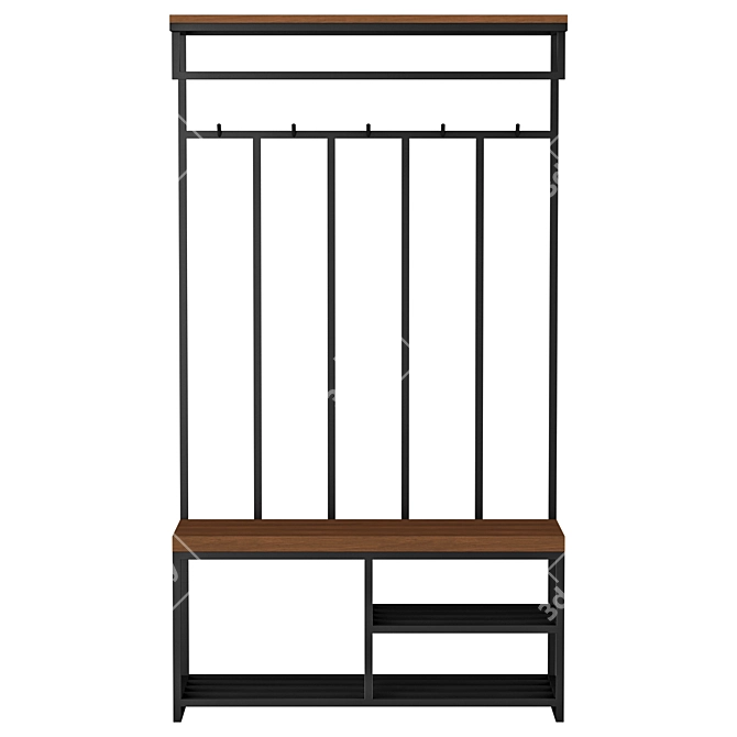 Modern Loft Room Hanger H-101 3D model image 2