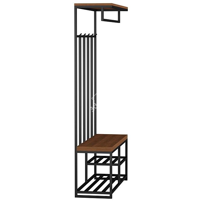 Modern Loft Room Hanger H-101 3D model image 3