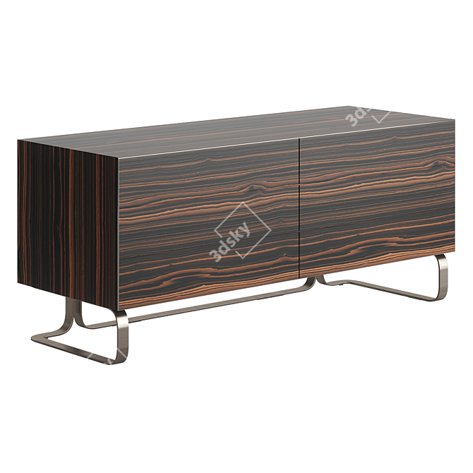 Luxurious Fendi Infinity Chest of Drawers 3D model image 3