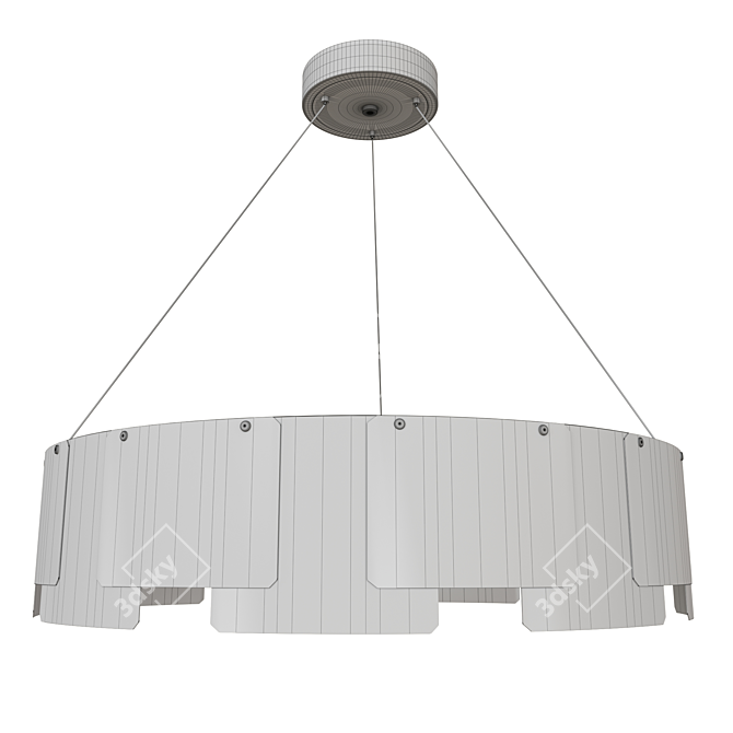 Stratos 30: Modern Chandelier Luminaire 3D model image 3