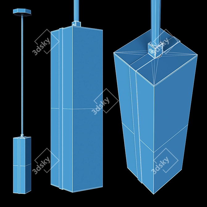 Sleek Reach - Contemporary Lighting Solution 3D model image 2